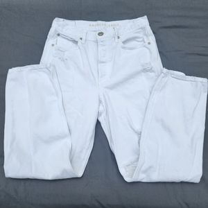 American Eagle 90's boyfriend jeans white 4 regular